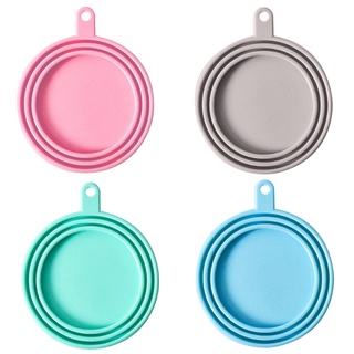 uranus* Pet Silicone Canned Lid Dog Food Fresh-keeping Tin Sealing Cap Reusable Can Cover