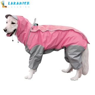 Lakamier impermeable Grande para perros a prueba De lluvia Pet pony magic chamarra adhesiva para perro De cuerpo completo/funda Multicolor