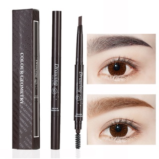 【ssssre】 LAMEILA Double head eyebrow brush is waterproof and not easy to decolorize. It lasts for a long time. Beginners' eyebrows will not faint and dye eyebrow powder 783 【ssssre】
