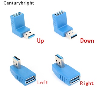 [Centurybright1] Adaptador USB A macho A hembra de 90 grados extensión de ángulo extensor IYUF