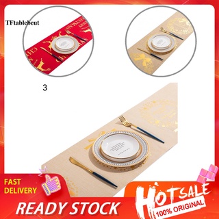 Tf| Mantel rectangular de navidad resistente al calor mantel Universal para cocina