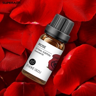 [bodycare] aceite de fragancia de rosas de 10 ml purificar aire para aliviar el estrés, extracto de plantas, aceites de flores con gotero (4)