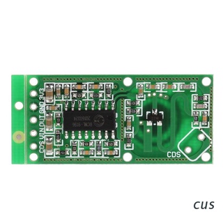 cus. sensor de radar de microondas rcwl-0516 módulo de interruptor detector de placa de inducción humana