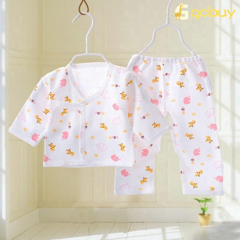 bebé recién nacido lindo pijamas bebé algodón tops+ pantalones jammies conjunto de ropa gy (1)