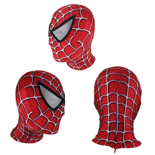 Múltiples Estilos Spiderman Spider Man Miles Morales Máscara Elástica Disfraz De Adulto Cosplay (3)