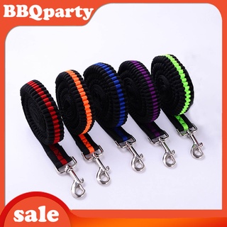 bbqparty11.co 2.5x120cm Running Buffer Nylon Pet Dogs Leash Traction Rope for Chest Harness