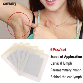 Parche adhesivo De parche Para senos De 6 piezas Para el cuidado De los senos Lymph Herbal Para eliminación De la escuela secundaria (1)