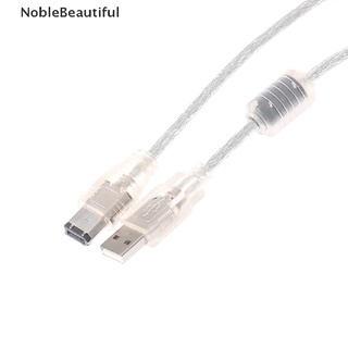 < NobleBeautiful > 1 X Firewire IEEE 1394 6 Pines Macho A USB 2.0 Adaptador Cable Convertidor
