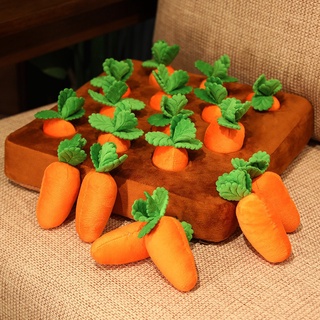 Rábano tierra divertido zanahoria tirando juguete mascota peluche spot entrega en segundos