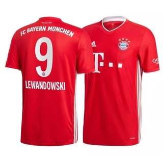 ¡listo En inventario! ¡camisa Adidas! 20-21 Bayern Casa respirable De algodón Puro cómoda Camiseta De fútbol (1)