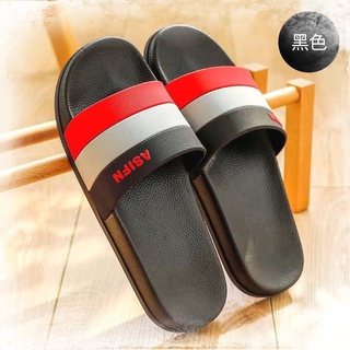 Los hombres de verano personalidad tendencia sandalias y zapatillas casa baño baño antideslizante suave inferior zapatillas (4)