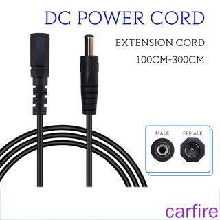 [carfire] Cable DC x mm macho a hembra Cable de fuente de alimentación DC adaptador Cable de extensión para cámara LED lámpara