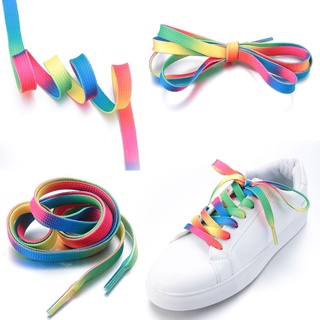 Welldone moda decoración zapatos de lona zapatos accesorios Multi Color plano zapato impreso cordón zapato (7)