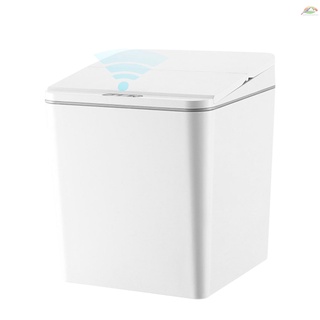 6l cubo de basura sin contacto inteligente de inducción papelera automática bote de basura infrarrojo sensor de movimiento con tapa para coche cocina baño oficina dormitorio