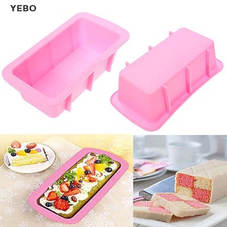 [yebo] molde rectangular de silicona antiadherente para pan pan pastel molde para hornear pan horno molde
