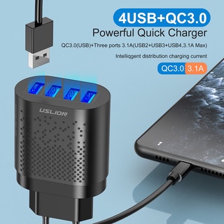 [READY] Quick Charge Adapter 3.0 EU/US Plug USB Charger portable travel charger For Mobile Phone travel Wall Charger Carregamento estável Carregamento rápido Durável AMANDASS (3)