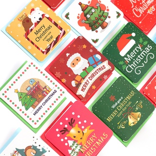 navidad tarjeta de felicitación niños mini navidad bendición tarjetas de felicitación sobre año nuevo postal tarjeta de regalo de navidad (3)