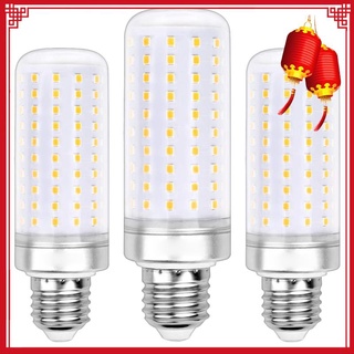E27 bombillas de luz LED, 3 piezas 3000K blanco cálido bombillas incandescentes 15W LED luz de maíz paquete de iluminación para el hogar