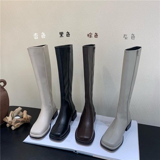 【MZ】 Mz knight botas mujer 2021 nuevo todo-partido botas de moda frita calle botas altas botas largas delgadas pero no rodilla Martin botas (1)