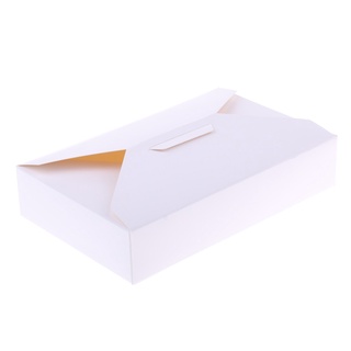 20 piezas de panadería cajas de regalo kraft donut muffin cupcake cajas soportes blanco