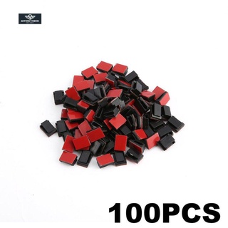 100 Pcs Adhesive Cable Clips Wire Clamps Car Cable Organizer Cord Tie Holder