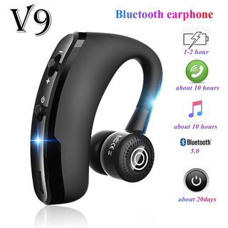 Audífonos inalámbricos V9 inalámbricos Bluetooth 4.1 con micrófono para negocios de negocios