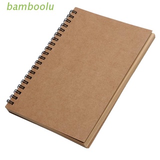boo reeves retro espiral encuadernado bobina cuaderno en blanco cuaderno kraft boceto papel