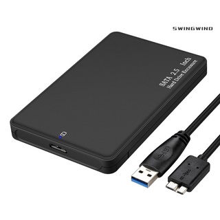 swingwind USB 3.0 2.5 pulgadas SATA HDD SSD caja de disco duro externo caja para PC (1)