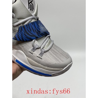 Nike Kyrie 6 Irving 6a generación real combat baloncesto zapatos de los hombres zapatos de malla antideslizante resistente al desgaste real baske (9)