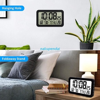 nak reloj despertador con temperatura y humedad pantalla digital reloj de pared creativo