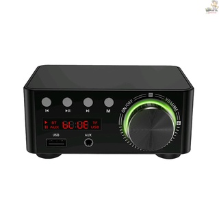 Hifi Bt5.0 Mini Amplificador De audio Estéreo Digital Amp 100w Receptor De audio De potencia De sonido Ster