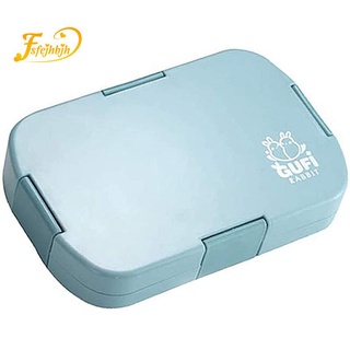 Caja de almuerzo para niños, caja de Bento para niños con 6 compartimentos a prueba de fugas contenedor Bento caja de almuerzo, 920 ml