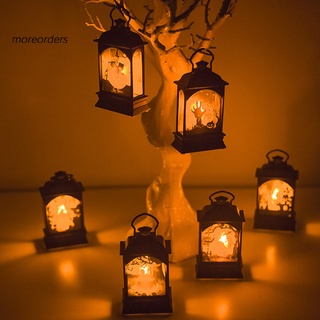 Mo Halloween calabaza bruja fantasma luz LED lámpara colgante linterna decoración del hogar fiesta