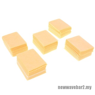 [Nuevo] 100 pzs paños de limpieza de microfibra amarillo para Tablet/teléfono celular/Laptop/pantalla LCD (1)