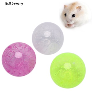 ljc95wery plástico pet roedor ratones jogging pelota juguete hámster gerbil rata ejercicio bolas juguetes venta caliente