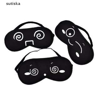 sutiska 1pc nueva máscara de ojos de seda pura para dormir acolchada cubierta de sombra de viaje relax aid venda de ojos co