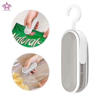 Sellador de calor de mano 2 en 1 bolsa sellador portátil Mini simplicidad moderna sello rápido Snack bolsa fresca sellador sello duradero