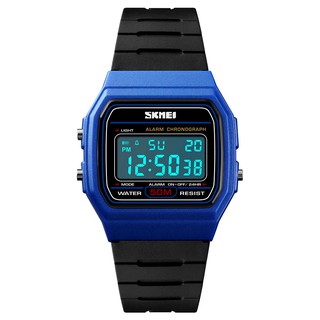 Skmei 1412 reloj de pulsera deportivo Digital cuadrado impermeable para mujeres/hombres