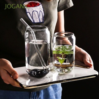 JOGANIC Reusable Glass Cup Clear Tea Cup Can Glass Gift Kitchen for Juice Beer Drinkware Whiskey Cocktail Coffee Mug