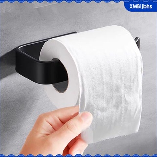 soporte de papel higiénico negro, sin golpes, adhesivo, soporte de pared, rollo de pañuelos