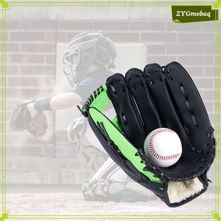guantes de béisbol sólido softbol teeball guante para niños adolescentes adultos