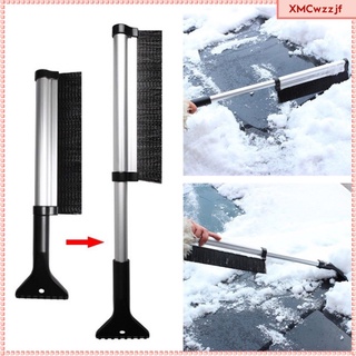 Car Ice Scraper Snow Brush Car Window Removal Clean Tool Length Adjustable (4)