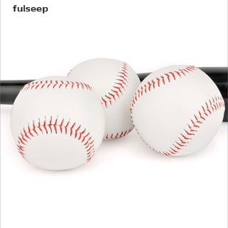 [fulseep] juego de deporte de cuero suave de 9" juego de práctica y entrenamiento base bola de béisbol softbol trht