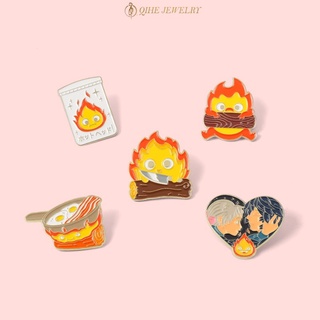 Broche De Solapa De Anime 5 Estilos Flame Elf Esmalte Pin Coleccionables Regalos Para Amigos
