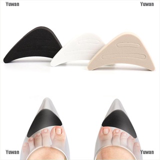 <yuwan> esponja antepié insertar dedo del pie media almohadilla dedo del pie delantero superior de relleno zapatos ajuste