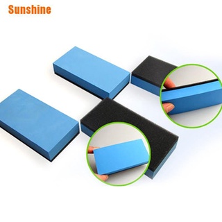 Sunshine) 10* revestimiento de cerámica de coche esponja de vidrio Nano cera aplicador aplicador almohadillas de pulido
