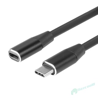 Cable de carga de datos de extensión USB macho a USB-C hembra de 1 m tipo C