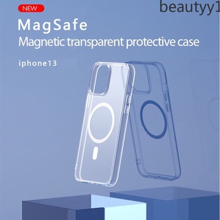 [en stock] magnectic case para iphone13 /iphone13 pro /iphone13 pro max /iphone13 mini caso para carga inalámbrica magnética a prueba de golpes protección tpu caso nuevo