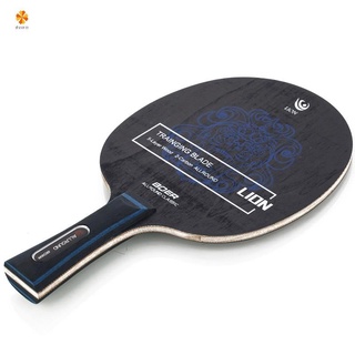 boer ping pong raqueta de largo agarre ligero de fibra de carbono y aryl grupo de fibra de tenis de mesa hoja de 7 capas