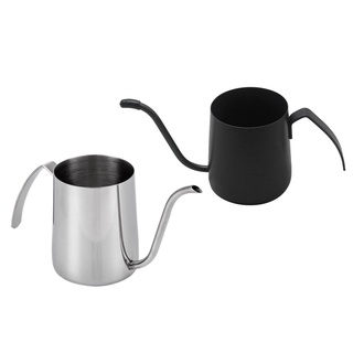 Stainless Steel Coffee Drip Pot Teapot Gooseneck Kettle Home Bar Coffee Shop (3)